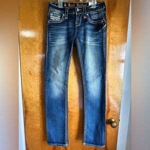 Women’s Rock Revival Tali Low Rise Straight Stretch Jean NWT Size 25